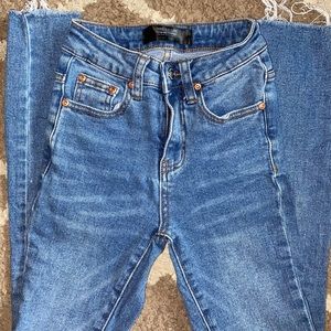vintage looking skinny jeans